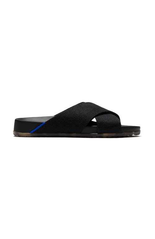 Rothys The Weekend Slide In Black/neutral In Black