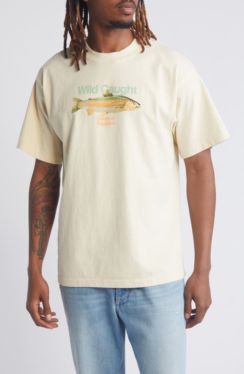 Id Supply Co Wild Caught Graphic T-shirt In Cream Body