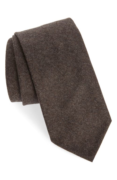 Wool Tie in Brown