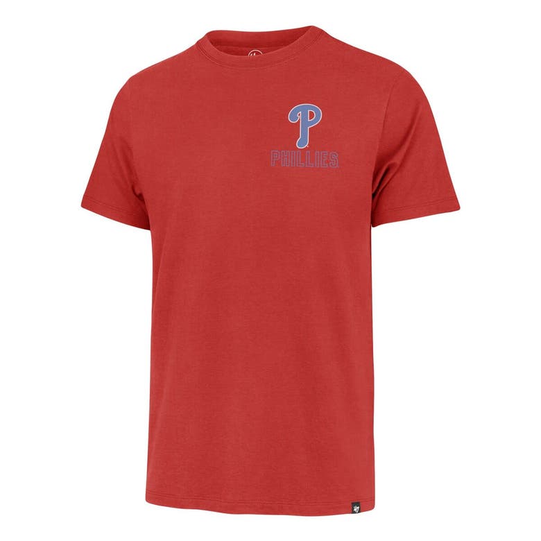 Shop 47 ' Red Philadelphia Phillies Hang Back Franklin T-shirt