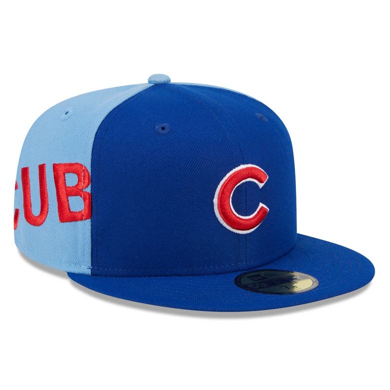Shop New Era Royal/light Blue Chicago Cubs Gameday Sideswipe 59fifty Fitted Hat