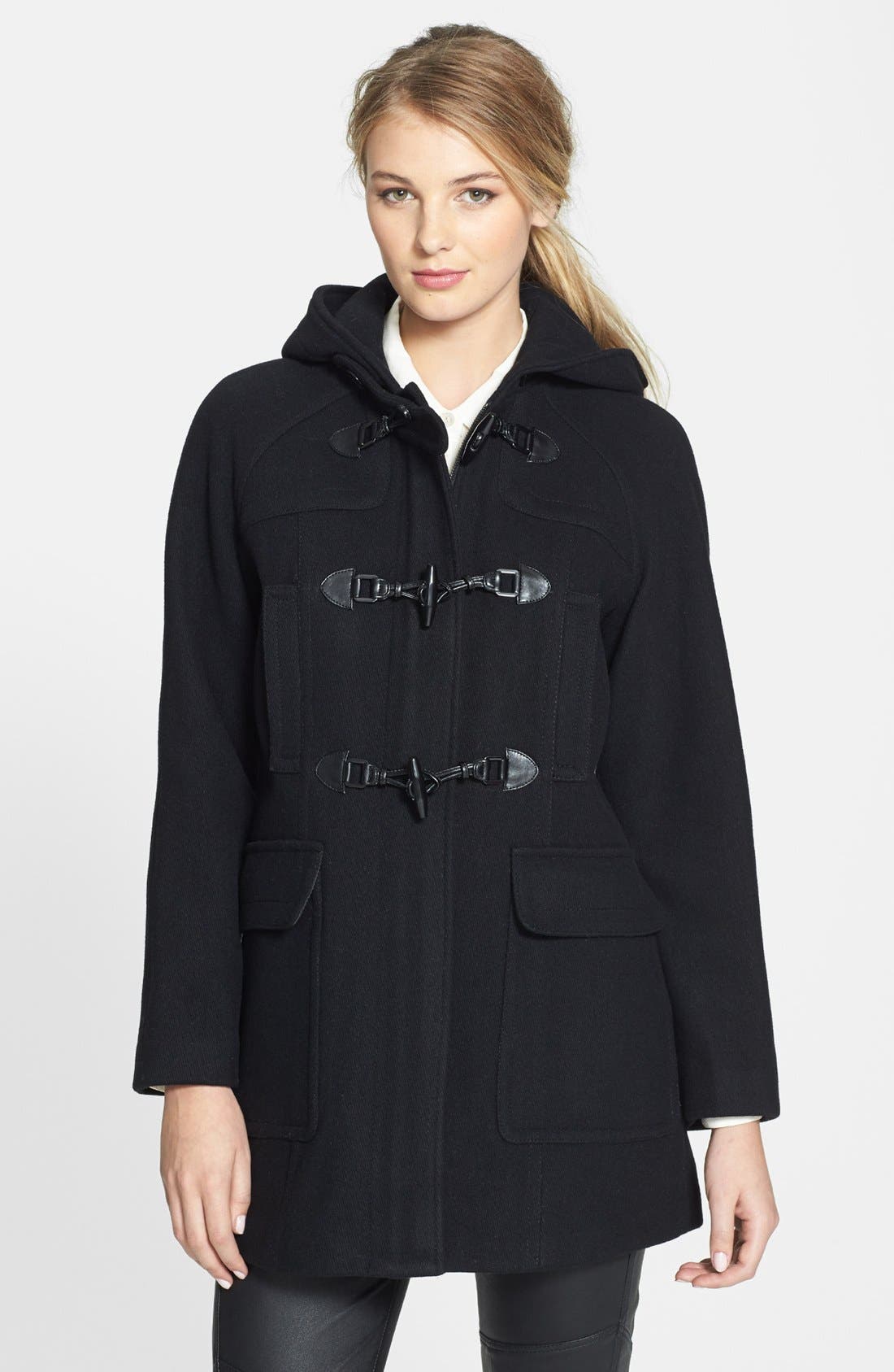 London Fog Hooded Duffle Coat Nordstrom