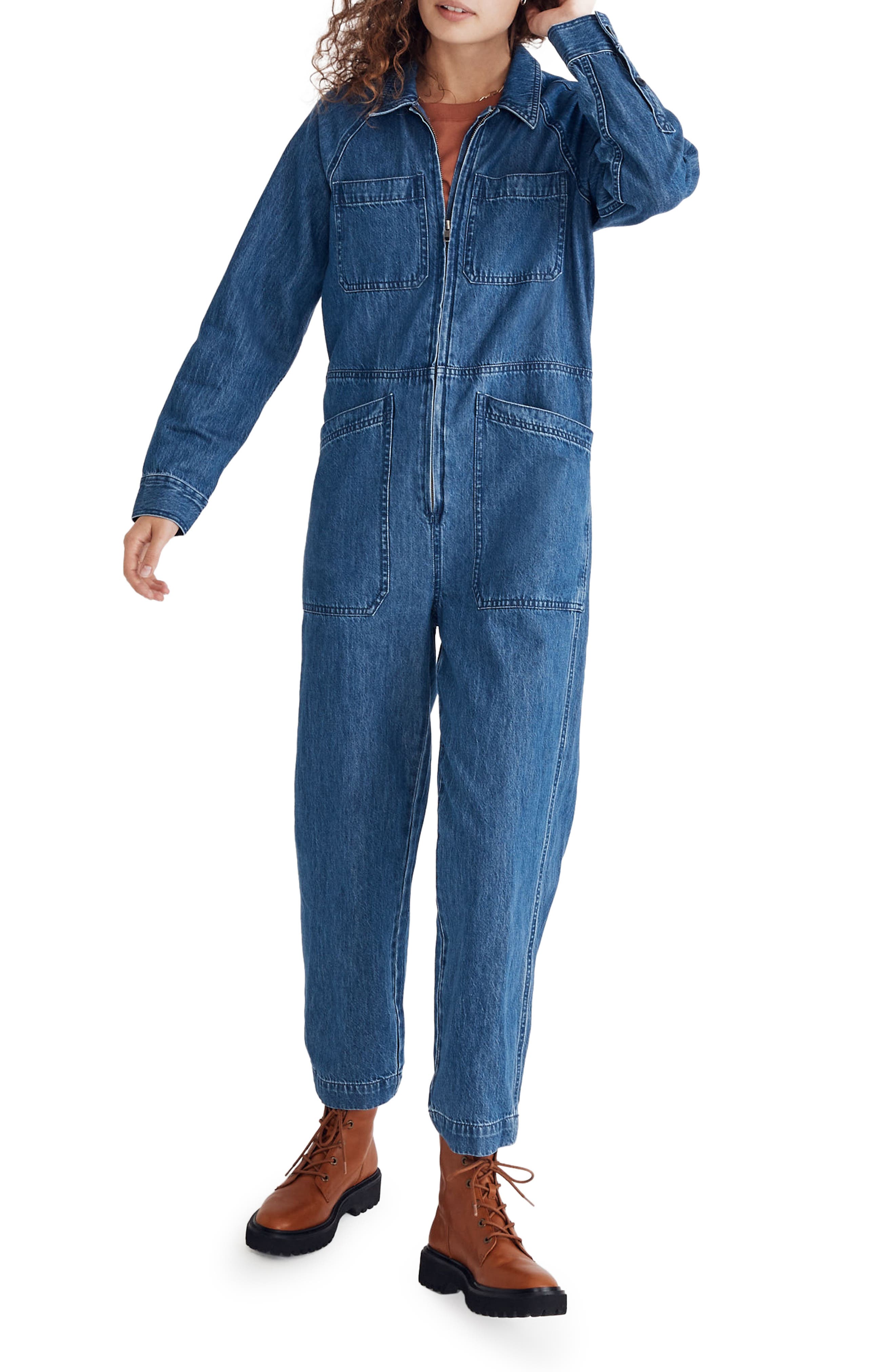 nordstrom rack denim jumpsuit