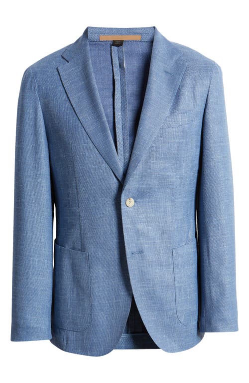 Shop Hugo Boss Boss Heston Virgin Wool Blend Sport Coat In Open Blue