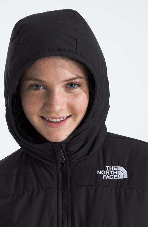 Shop The North Face Kids' Shasta Water Repellent Reversible Hooded Jacket In Tnf Black