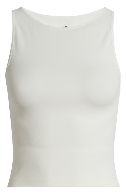 Shop Bp. Seamless High Neck Tank In White Blanc