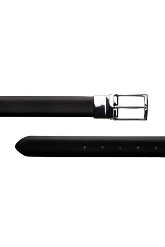 Charles Tyrwhitt Reversible Belt In Black