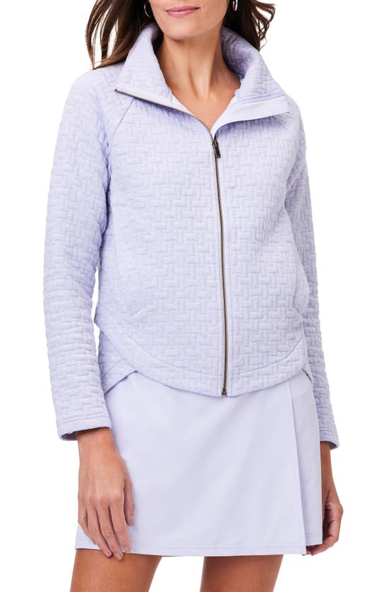 Nz Active By Nic+zoe All Year Quilted Jacket In Wisteria Heather