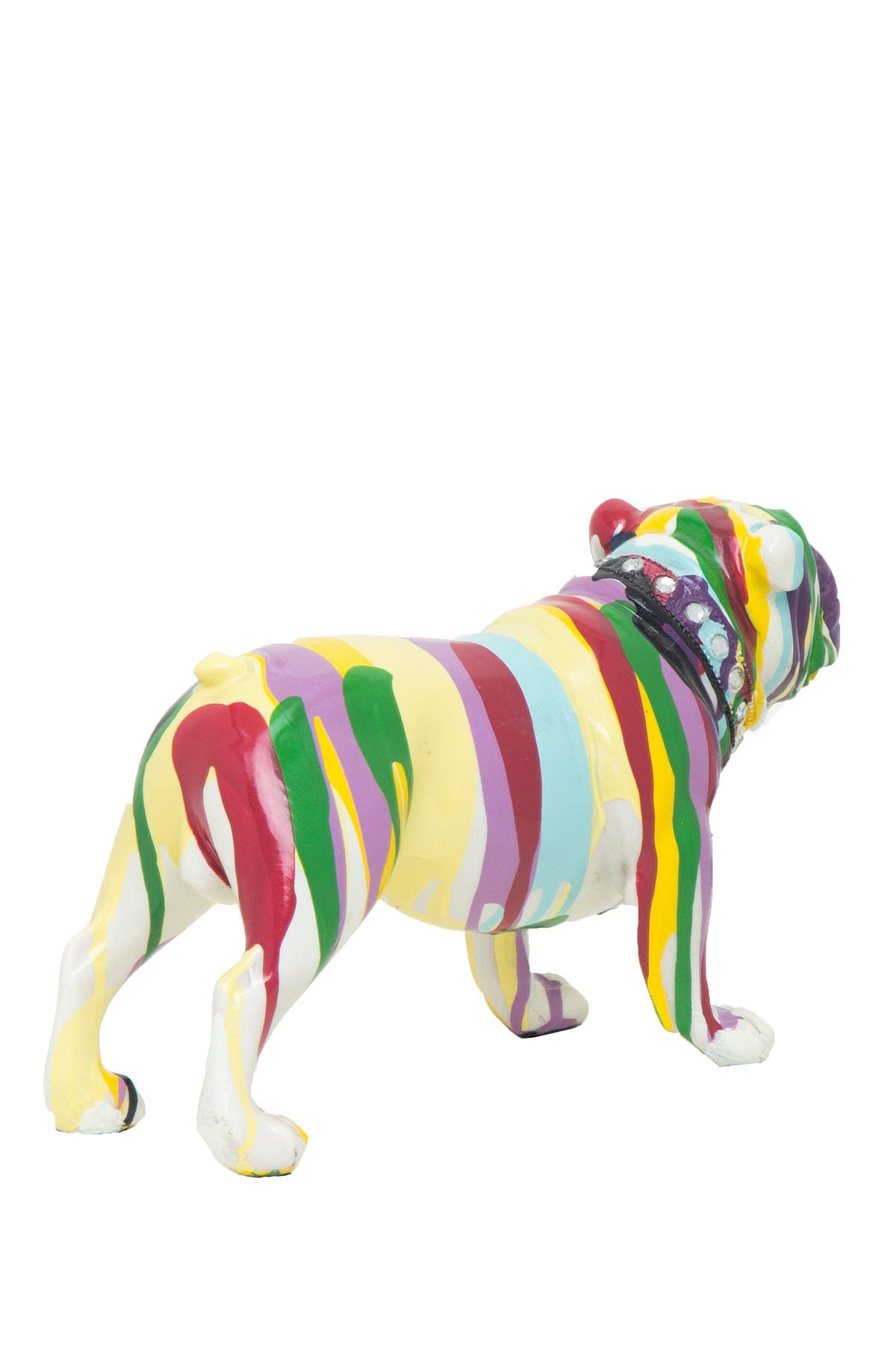 Interior Illusions Multicolored Graffiti Bulldog In Open Miscellaneous