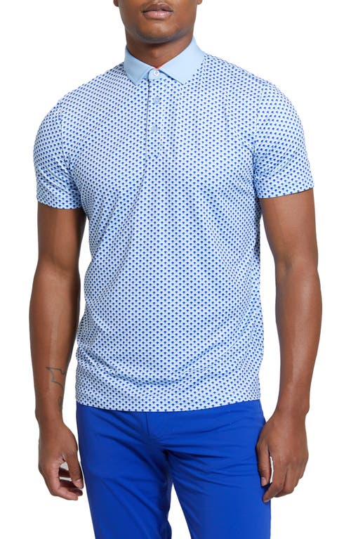 Redvanly Randolph Performance Golf Polo in Skydiver