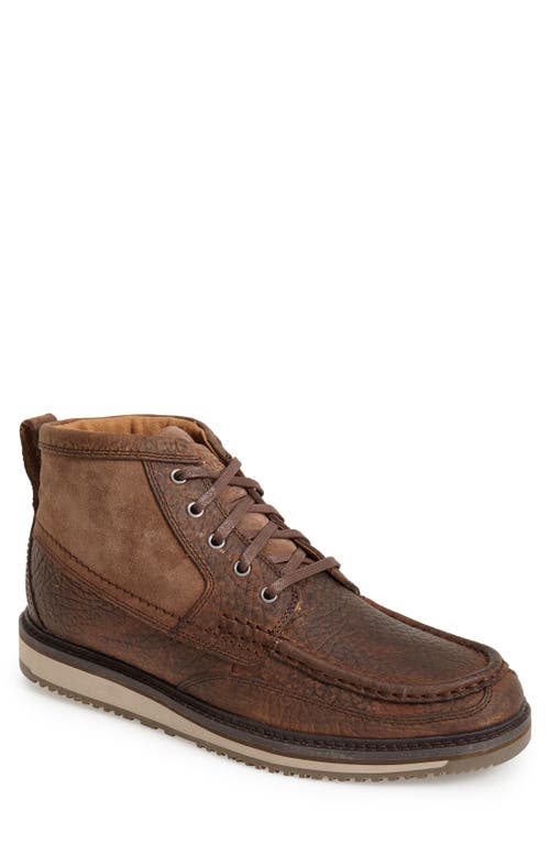 'Lookout' Moc Toe Boot in Brown