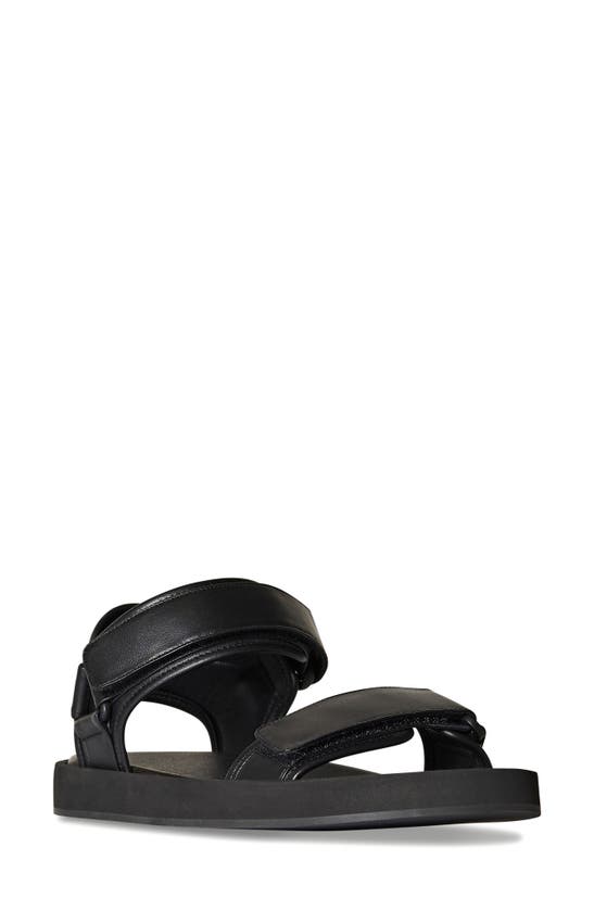 The Row Hook & Loop Ii Sandal In Black | ModeSens
