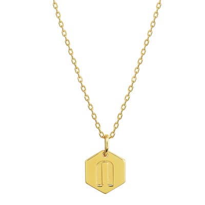 Stella + Ruby Monogram Initial Pendant Necklace