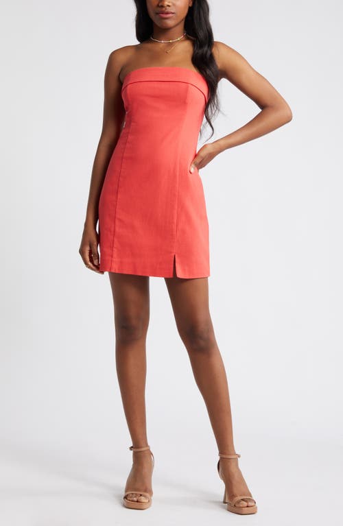 BP. Foldover Strapless Minidress at Nordstrom,