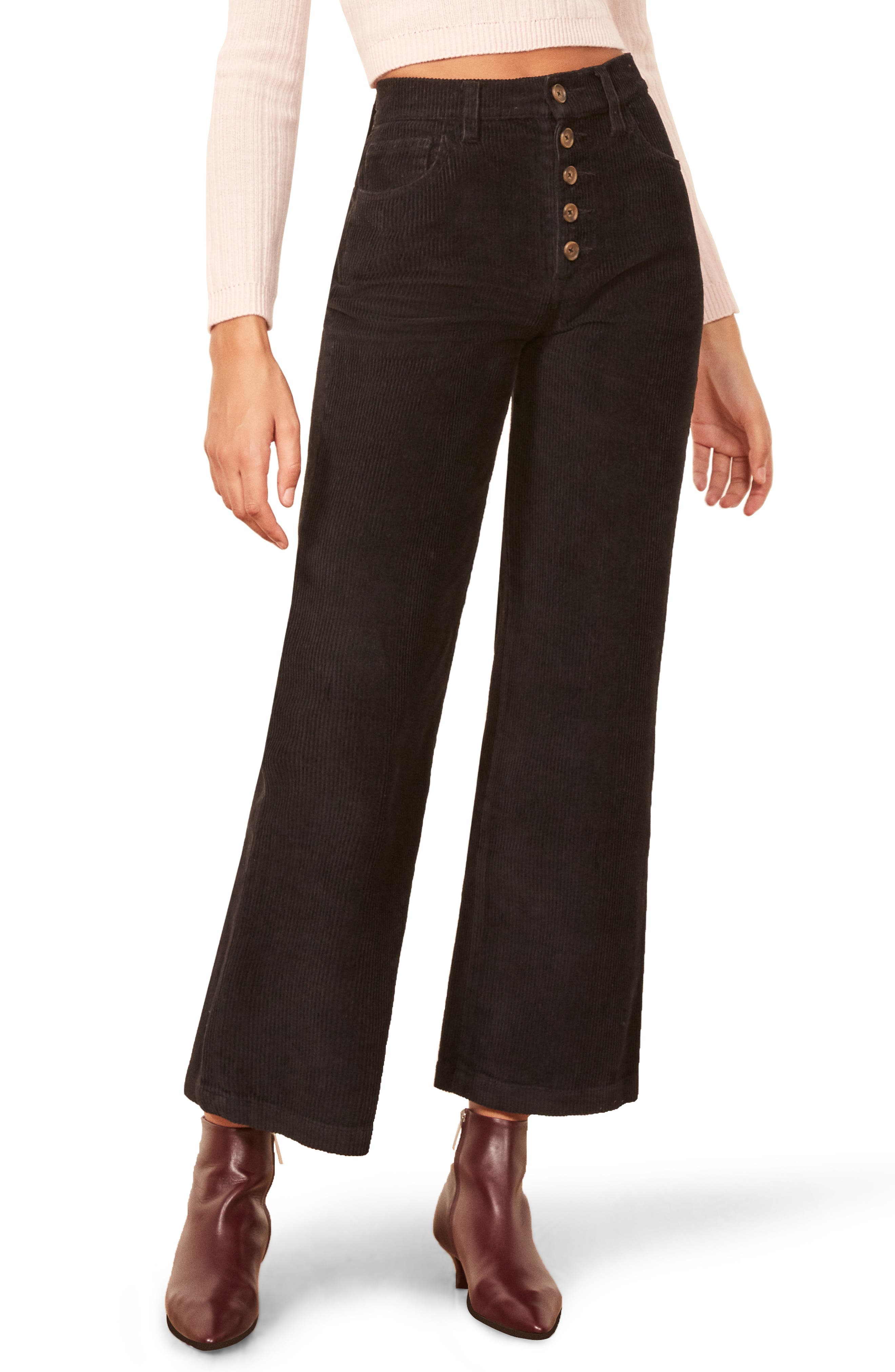 reformation corduroy pants