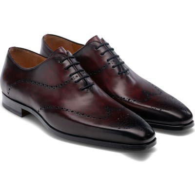 Magnanni Jethro Wholecut Wingtip, Red
