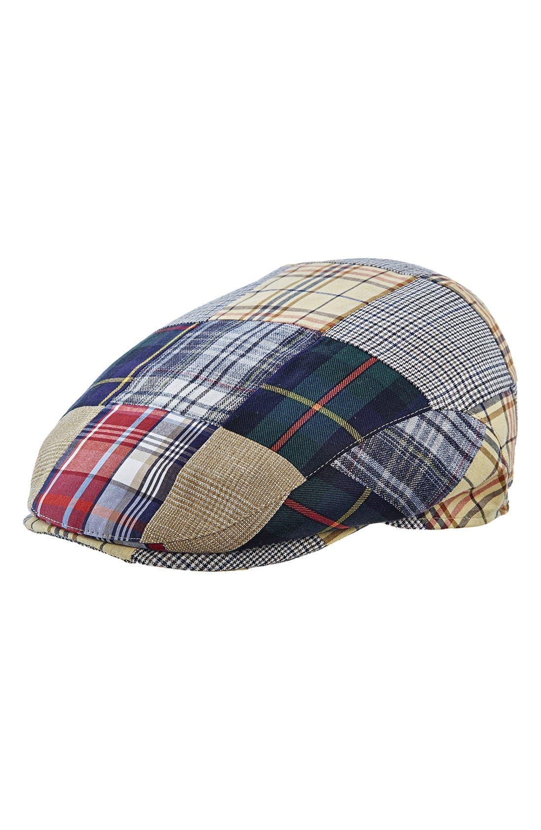 patchwork driving cap