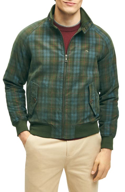 Louis Vuitton Men's Cropped Flannel Blouson Trucker Jacket Wool Blend