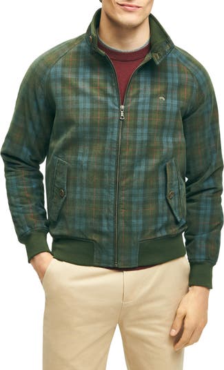 Brooks Brothers Men's Cotton Bomber Jacket | Dark Beige | Size Xs - Shop Holiday Gifts and Styles