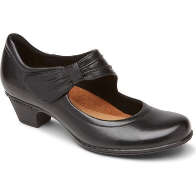 Rockport Cobb Hill Abbott Mary Jane Pump- Black