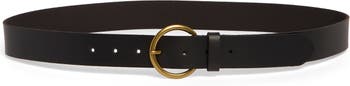 Frye Flat Leather Belt | Nordstromrack