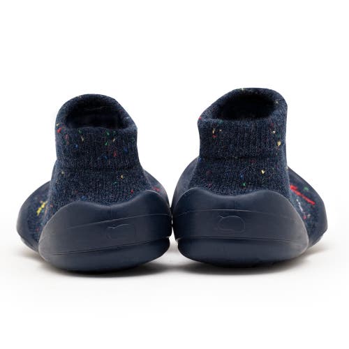 Shop Komuello Toddler Boy Sock Shoes In Dark Navy