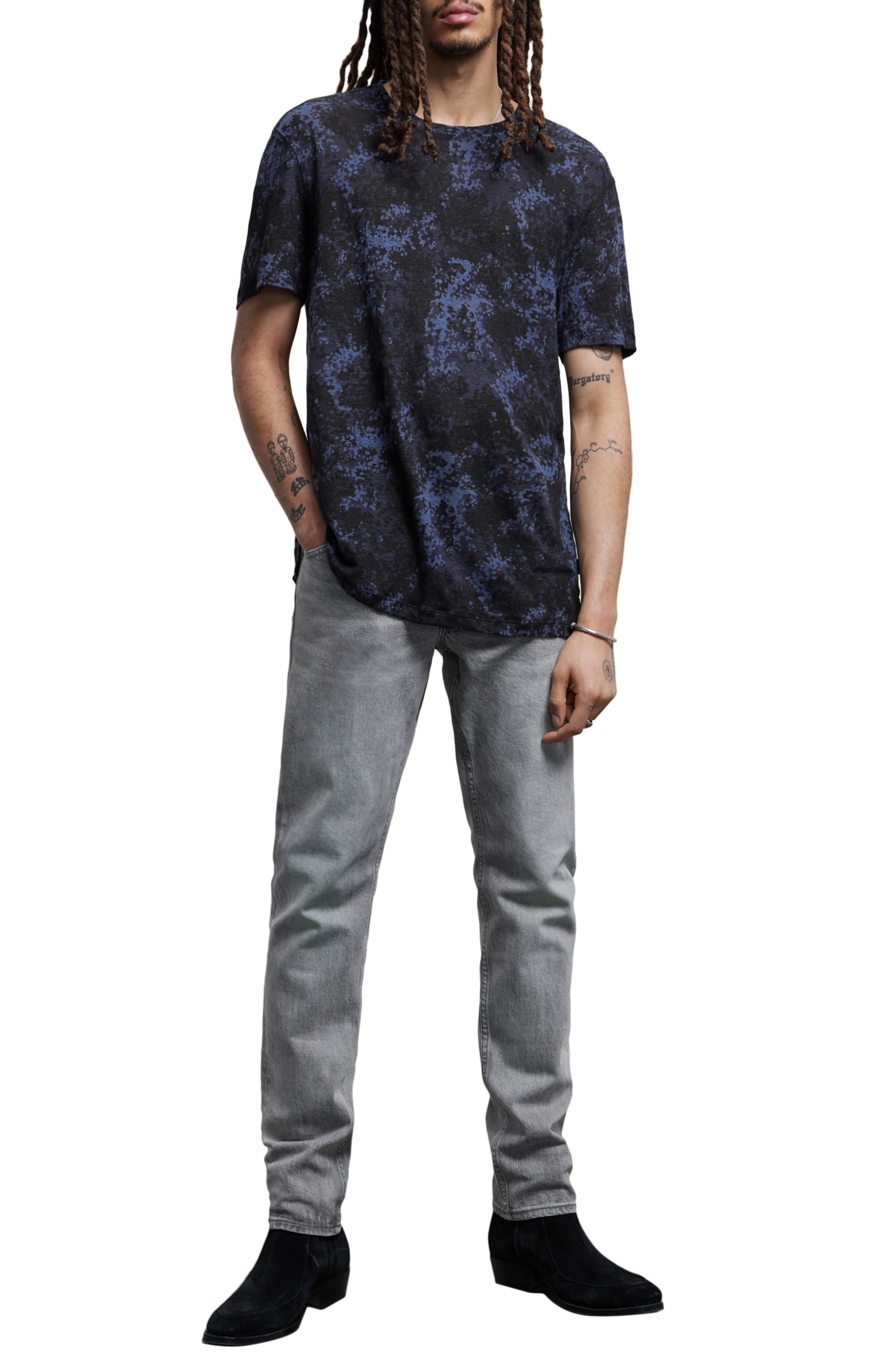 John Varvatos Anderson Camo Linen T 
