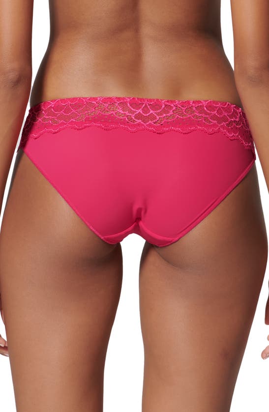 Simone Perele Caresse Basic Bikini Briefs In Teaberry Pink
