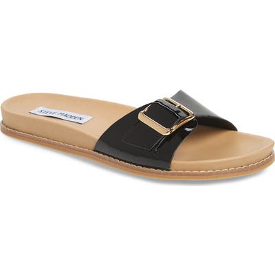 Steve Madden Anita Slide Sandal, Black