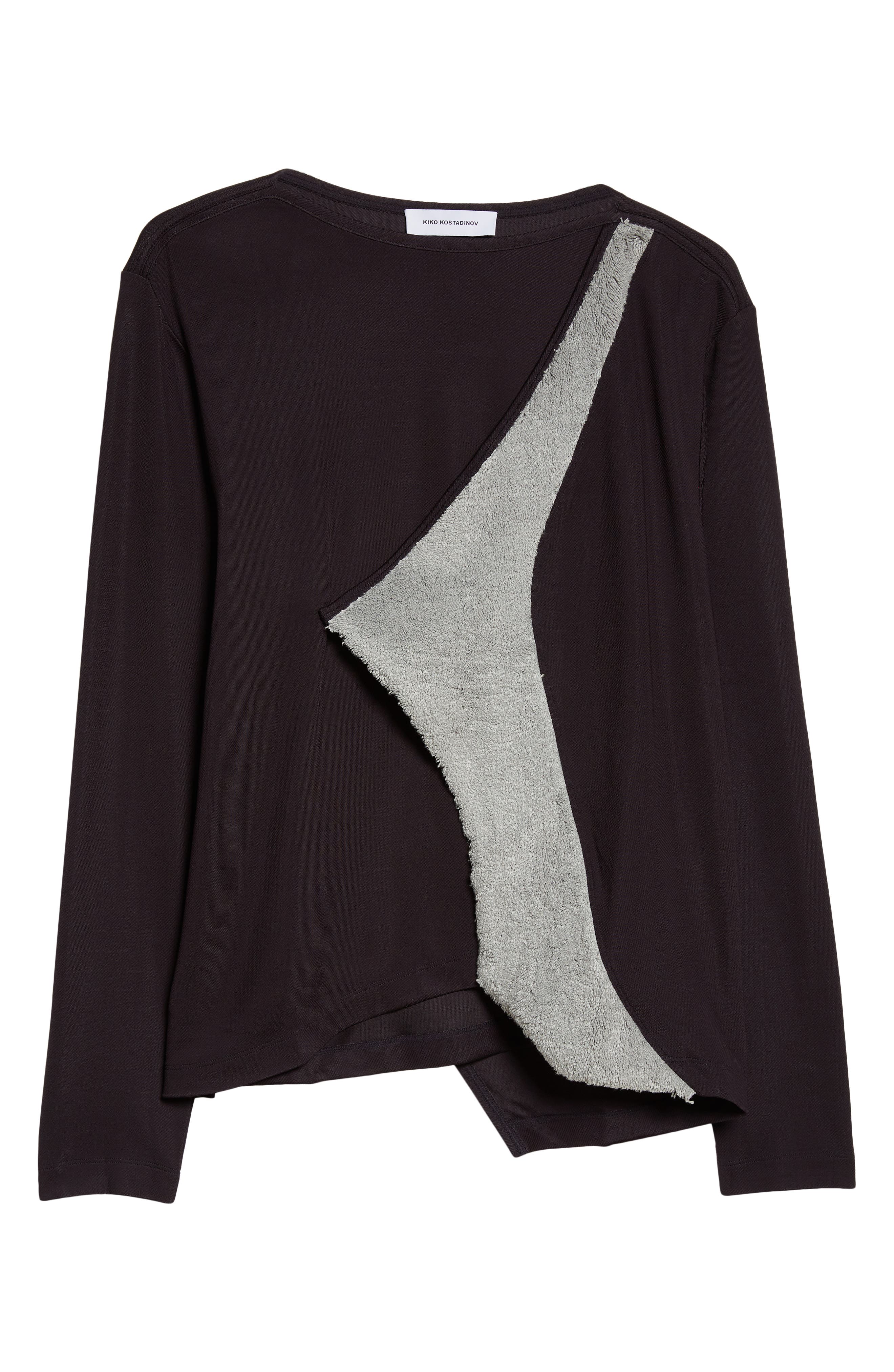 トップス KIKO KOSTADINOV ZLATYU LONGSLEEVE TOP Kiko Kostadinov Navy Zlatyu Long Sleeve T-Shirt Kiko Kostadinov