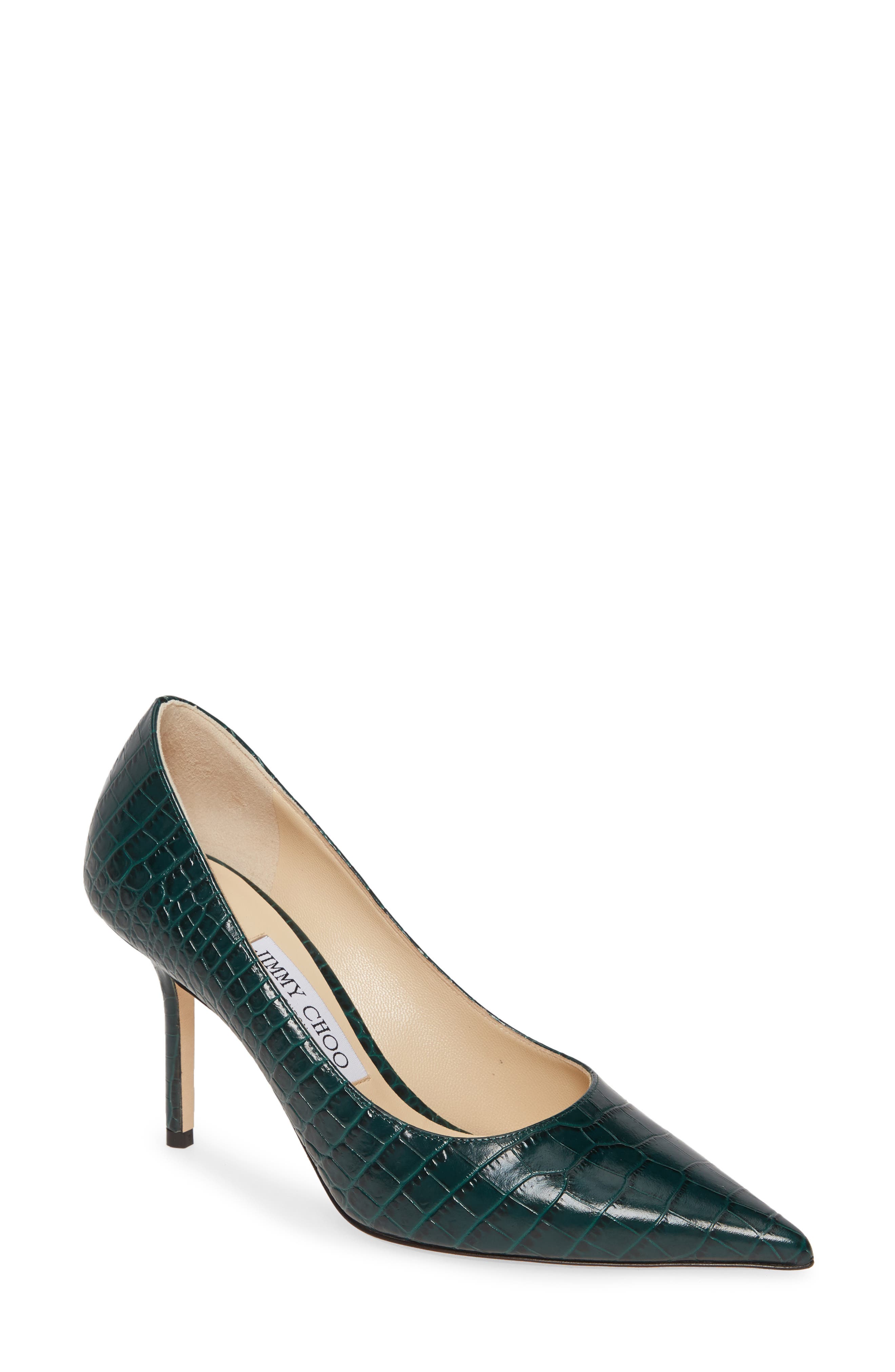 Jimmy Choo Love Pointy Toe Pump, Green