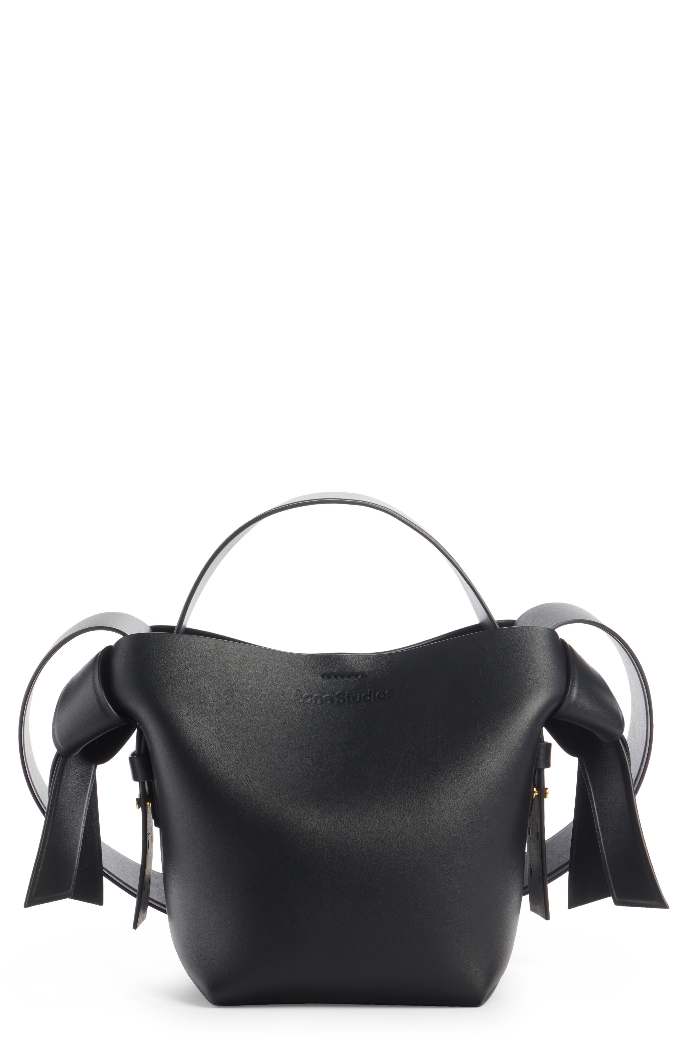 Mini Musubi Leather Top Handle Bag