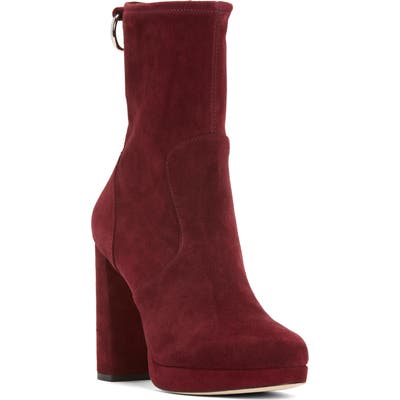 Paige Jackie Platform Bootie, Burgundy