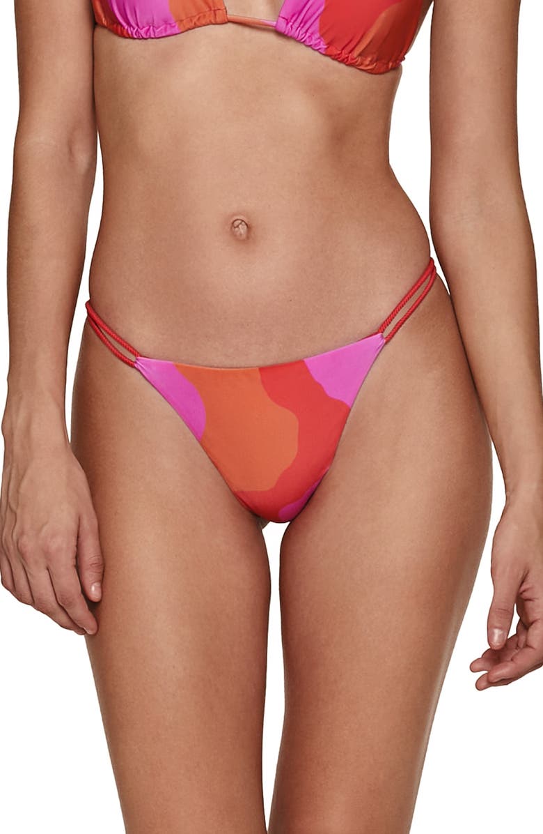 ViX Swimwear Artsy String Cheeky Bikini Bottoms, Main, color, 