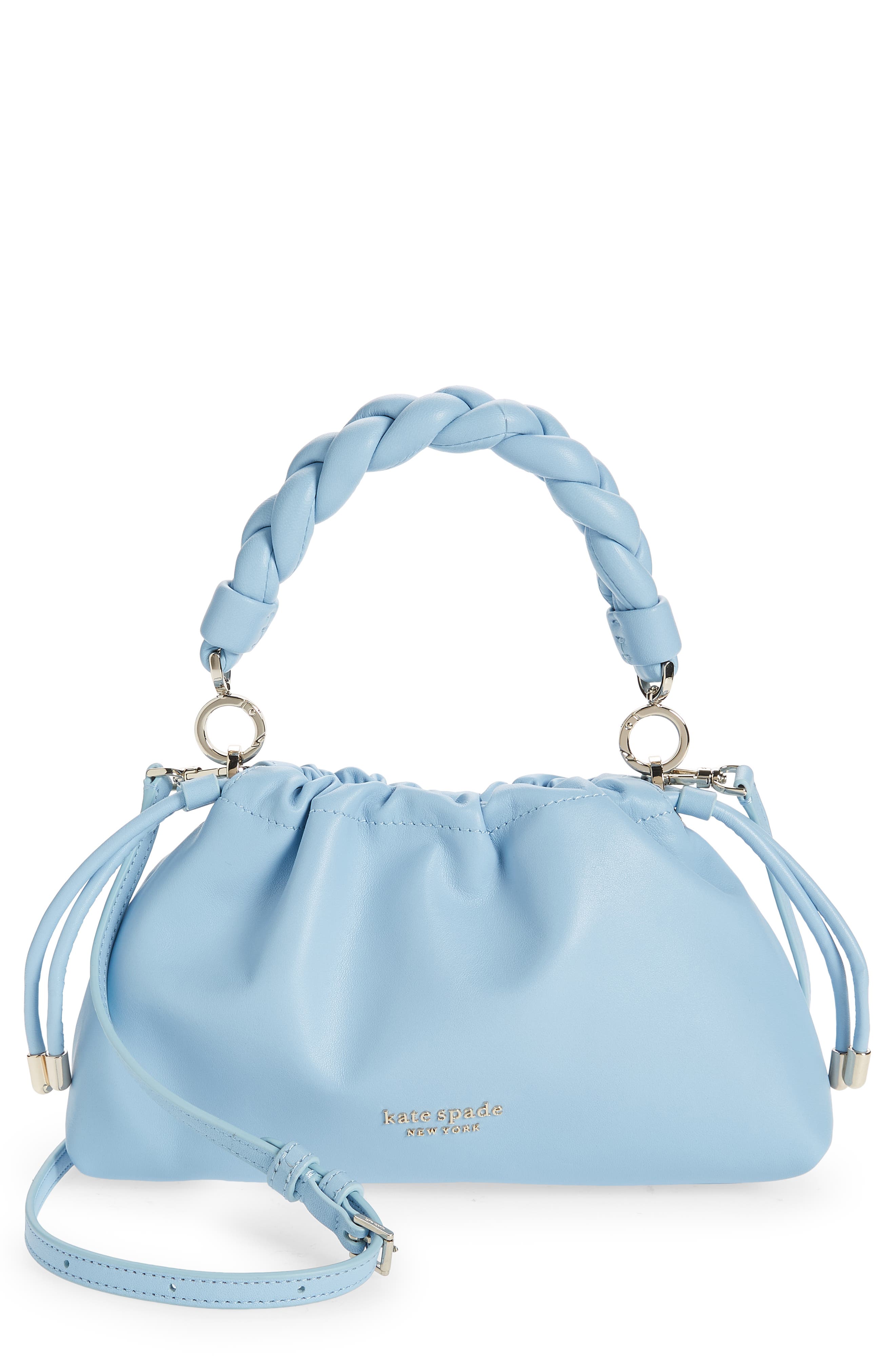 kate spade handbag blue leather