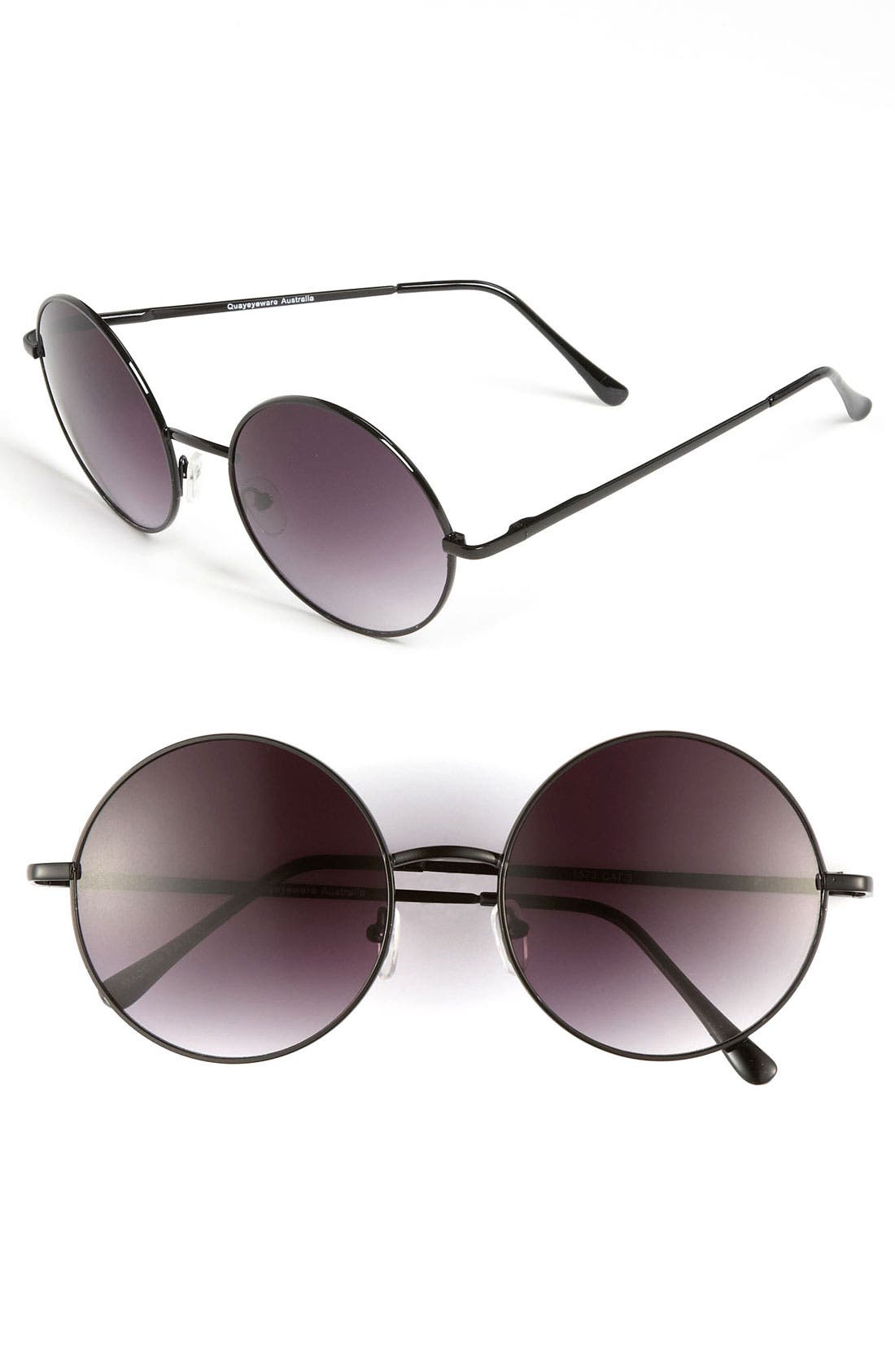 Quay Round Retro Sunglasses Nordstrom
