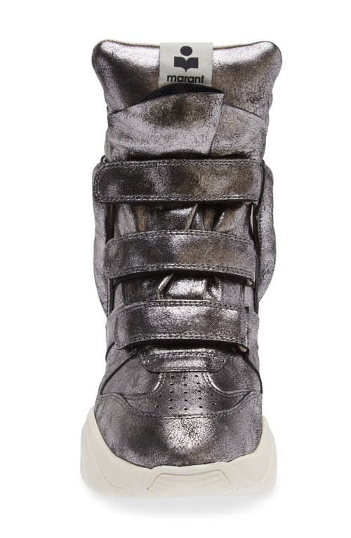 Shop Isabel Marant Festive Balskee Sneaker In Silver