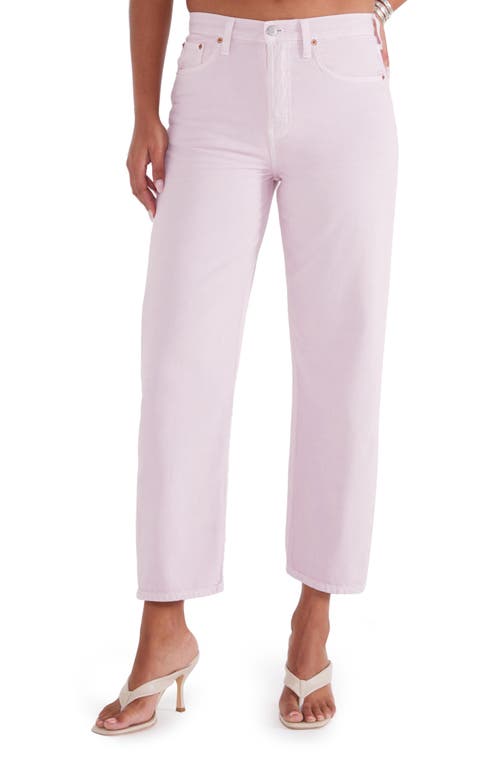 ÉTICA Tyler High Waist Straight Leg Ankle Jeans in Orchid Ice
