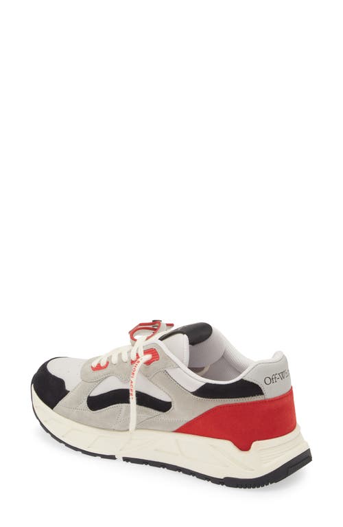 Shop Off-white Kick Off Sneaker In Light Grey - Red