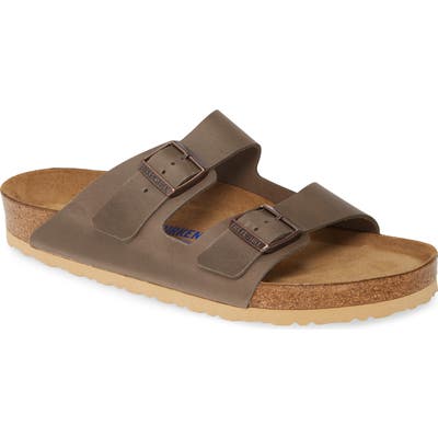 Birkenstock Arizona Slide Sandal,9.5 - Grey