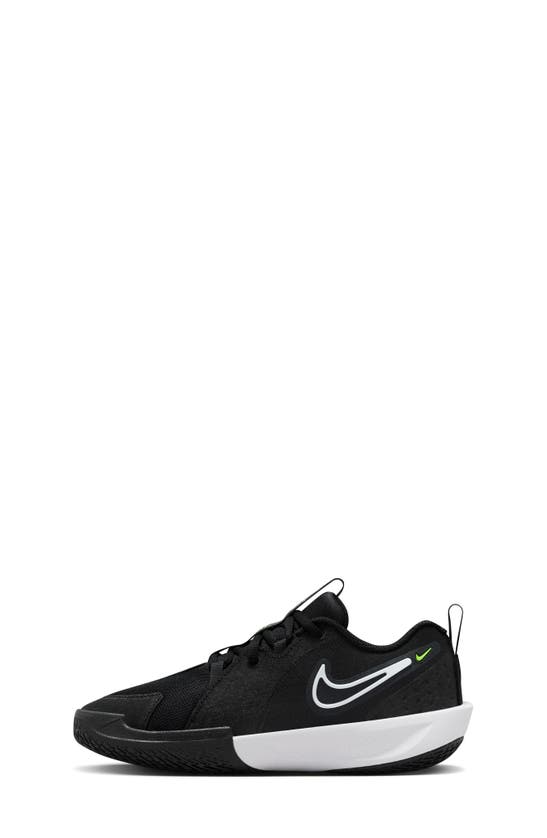 Nike Kids' G.t. Cut 3 Basketball Shoe In Black/ White/ Anthracite