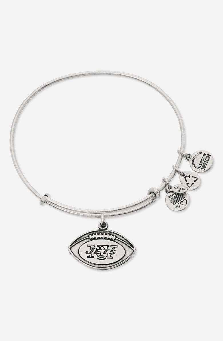 Alex and Ani 'New York Jets' Adjustable Wire Bangle | Nordstrom