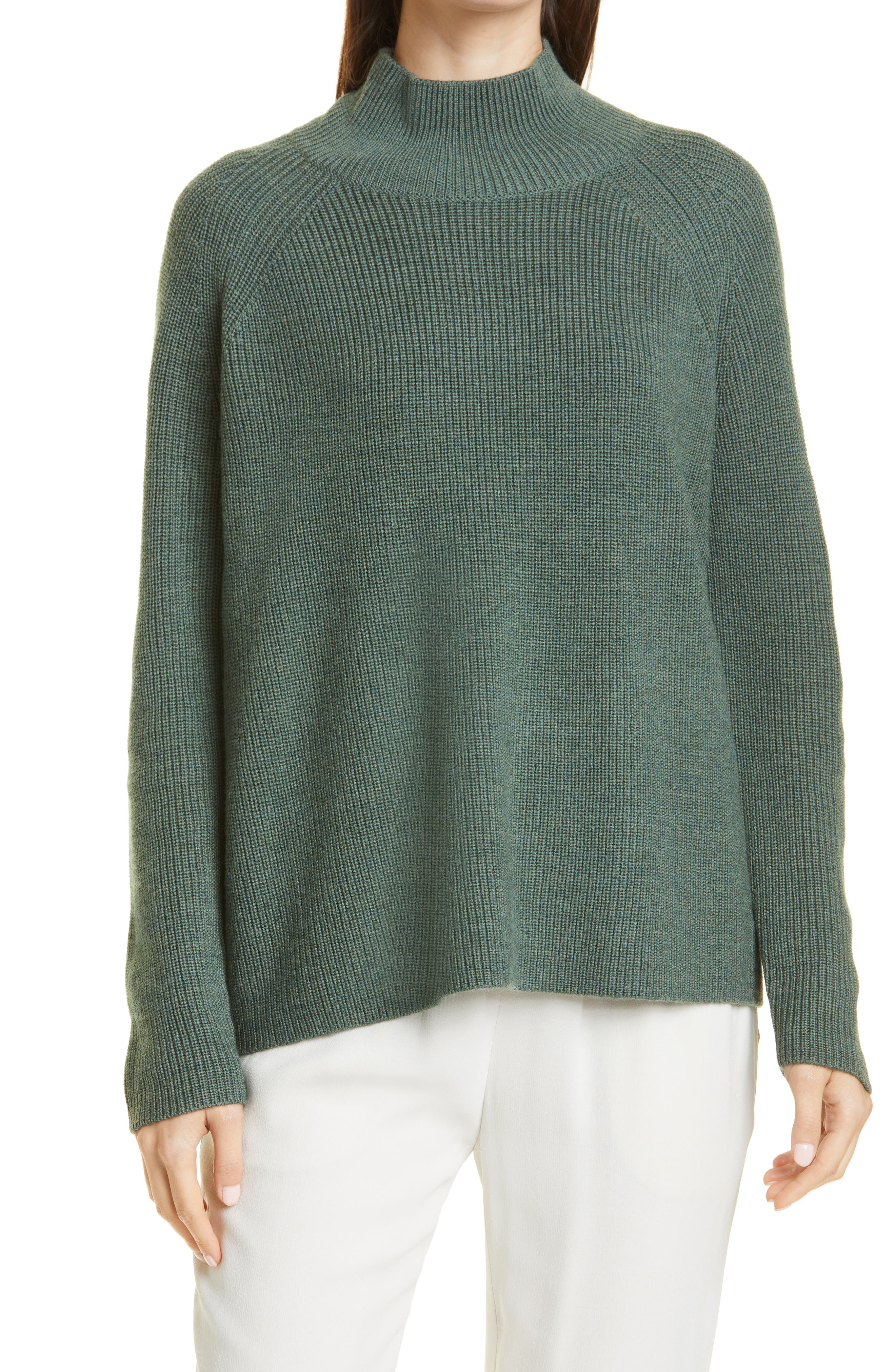 olive green turtleneck