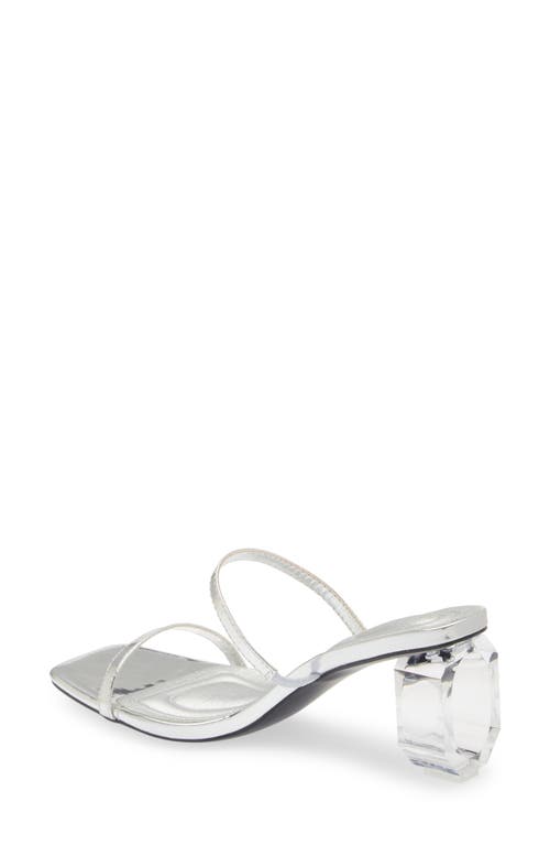 Shop Azalea Wang Gemelli Sandal In Silver