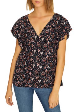 Sanctuary Countryside Floral Flowy Top (Regular & Petite) | Nordstrom