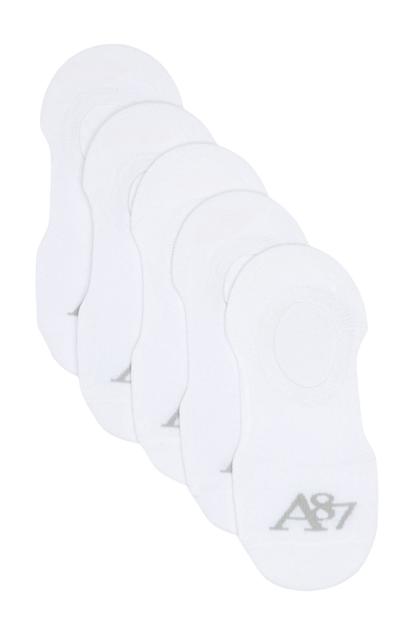 Aéropostale Aero High Cut Sock Liner In White