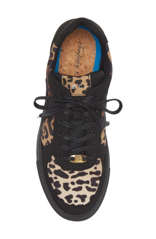 Shop Loci Classic Water Repellent Sneaker In Black/leopard/black