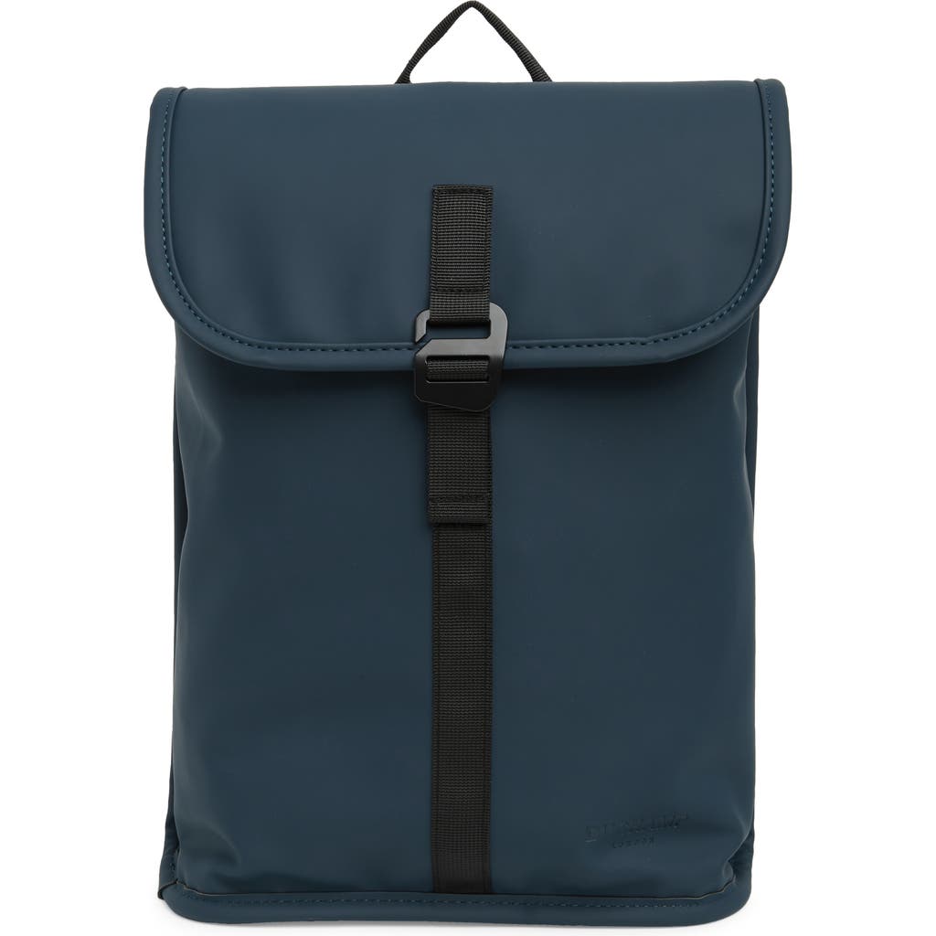 Shop Duchamp Rubberized Slim Laptop Backpack In Blue
