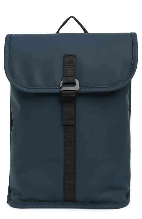 Duchamp Rubberized Slim Laptop Backpack In Blue