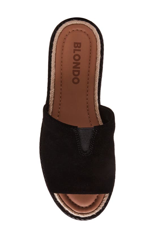 Shop Blondo Elery Slide Sandal In Black